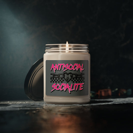 ANTI-SOCIAL SOCIALITE - Scented Soy Candle, 9oz