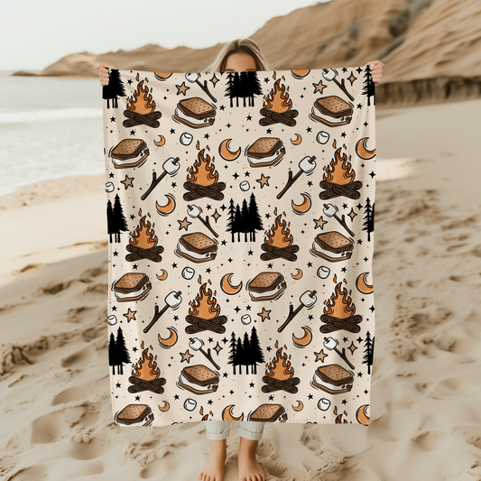 Meet Me By The Campfire Blanket
