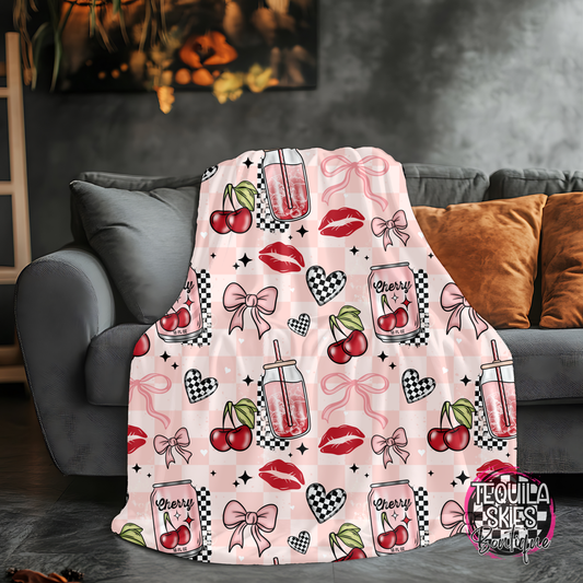 Cherry Kissed Blanket