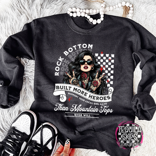 Rock Bottom - Crewneck Sweatshirt