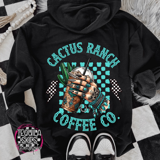 CACTUS RANCH COFFEE CO. - Hooded Sweatshirt