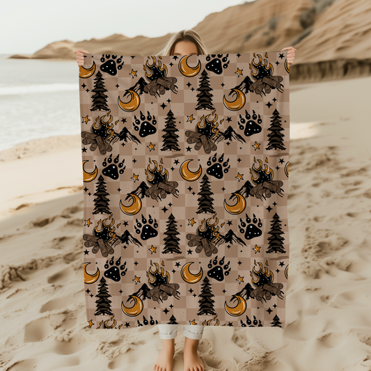 Find Me By The Campfire Blanket