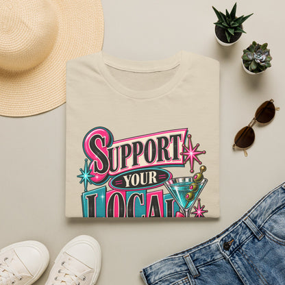 Support Your Local Bartender Graphic Tee