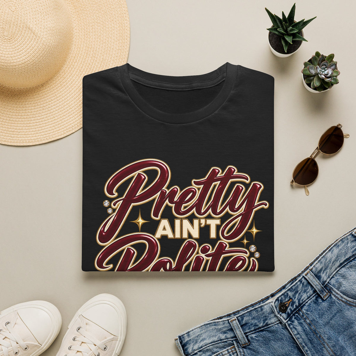 Pretty Ain't Polite Graphic Tee