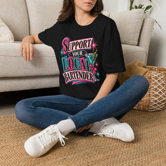 Support Your Local Bartender Graphic Tee