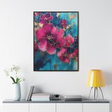 Aribella Floral Gallery Canvas Wraps, Vertical Frame