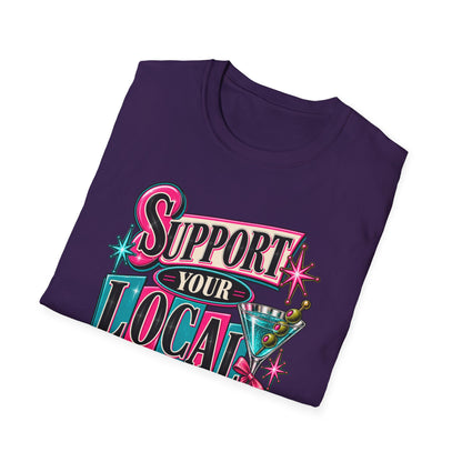 Support Your Local Bartender Graphic Tee