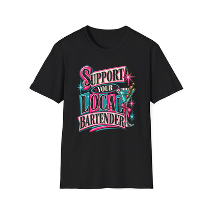 Support Your Local Bartender Graphic Tee