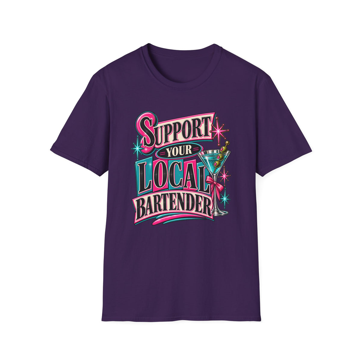 Support Your Local Bartender Graphic Tee