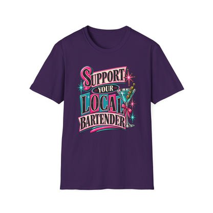 Support Your Local Bartender Graphic Tee