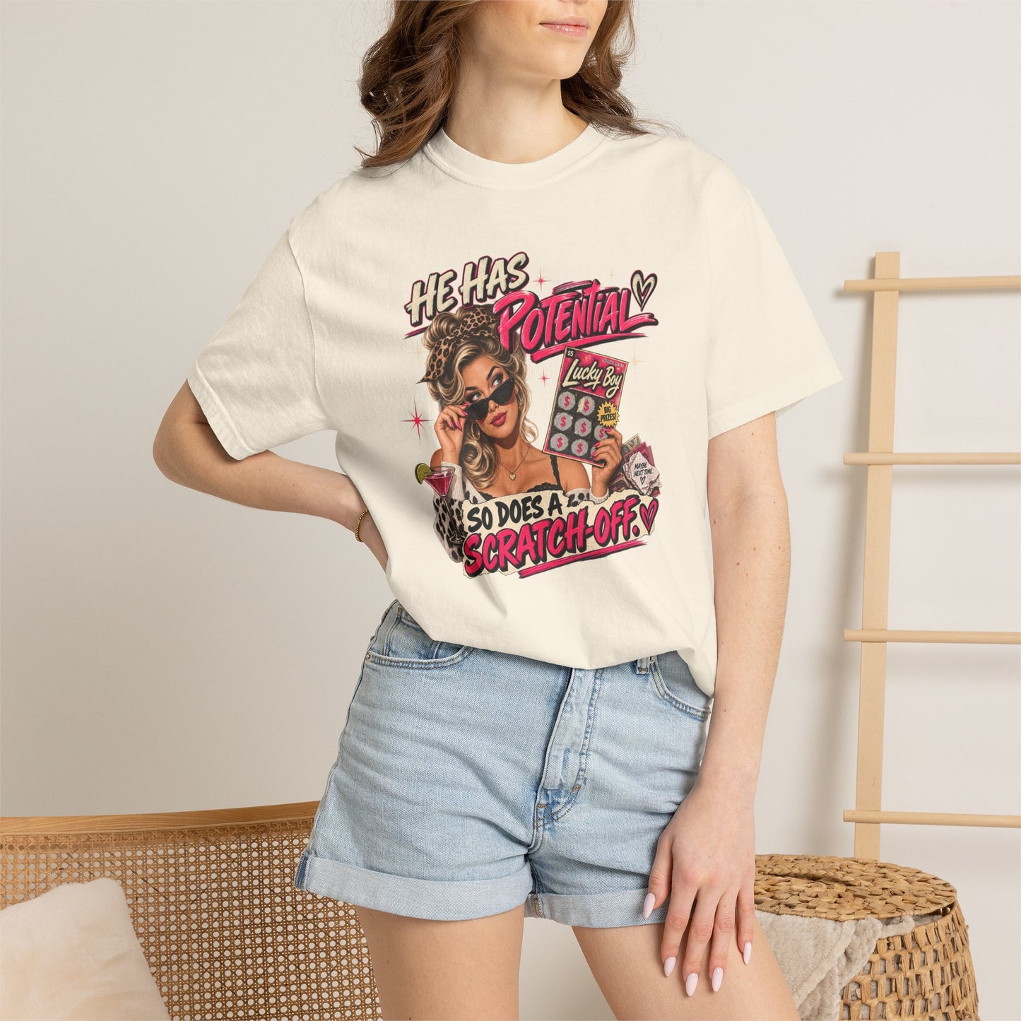 He Has Potential Graphic Tee - CC
