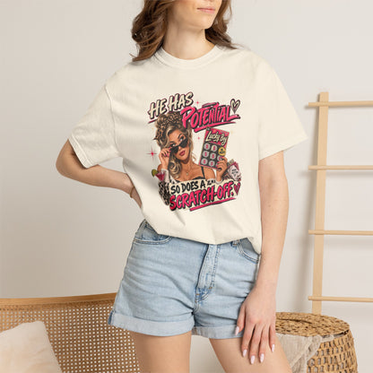 He Has Potential Graphic Tee - CC