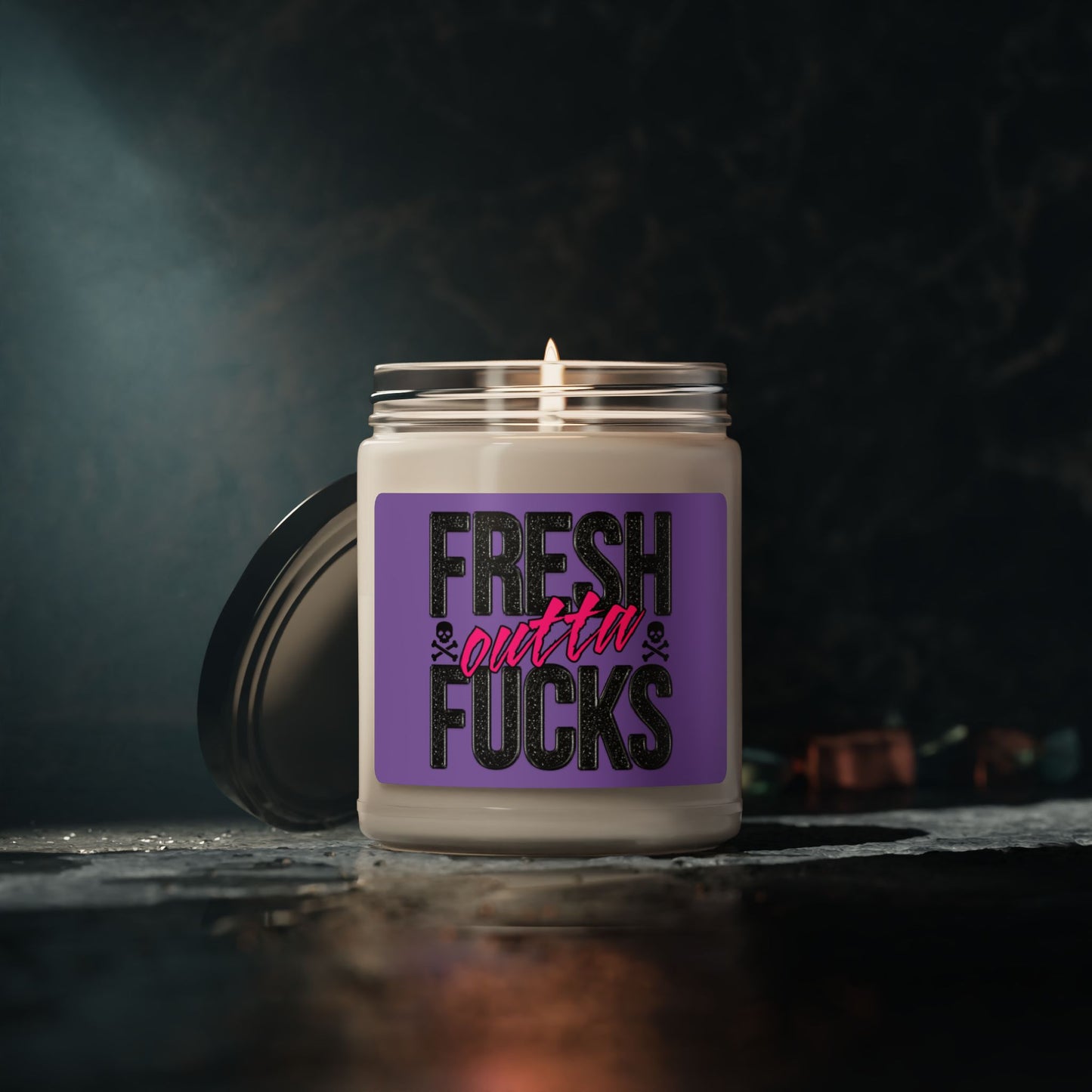 Fresh Outta Fucks - Scented Soy Candle, 9oz