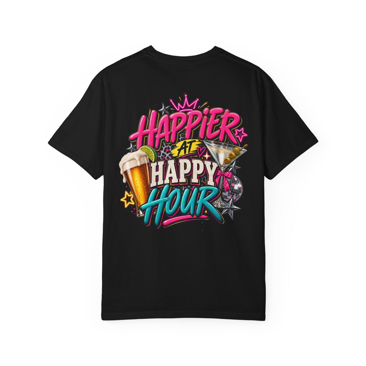 Happier At Happy Hour Graphic Tee - CC
