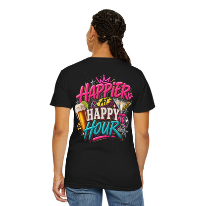 Happier At Happy Hour Graphic Tee - CC