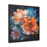 Tranquil Petals Gallery Canvas Wraps, Square Frame
