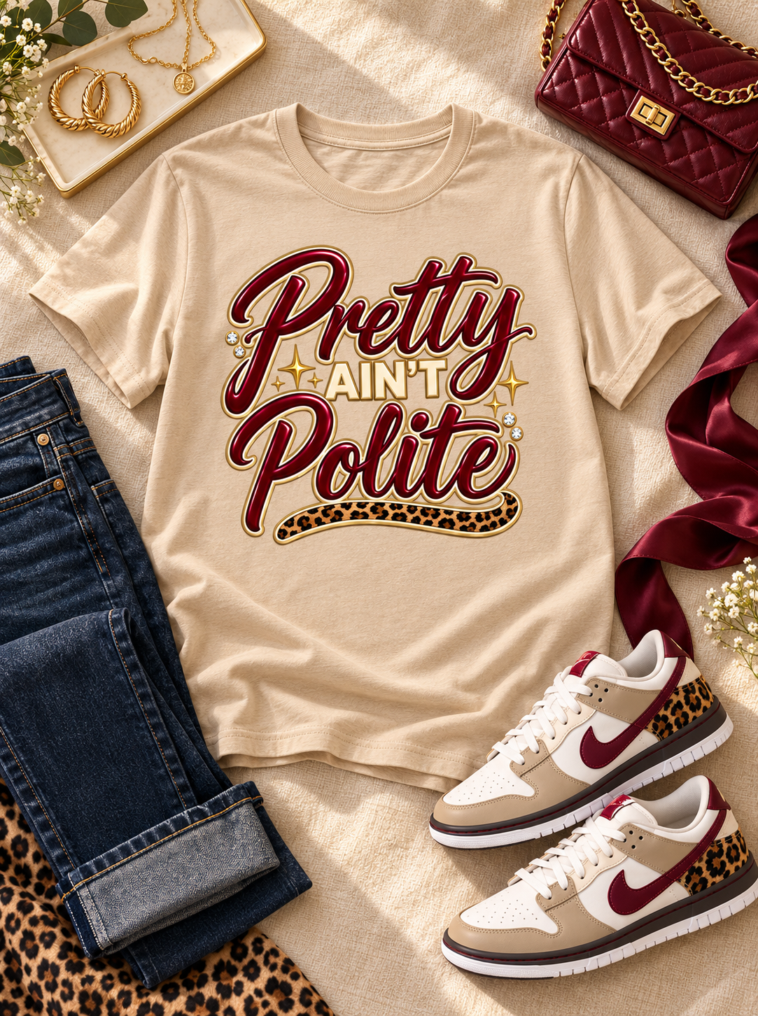 Pretty Ain't Polite Graphic Tee