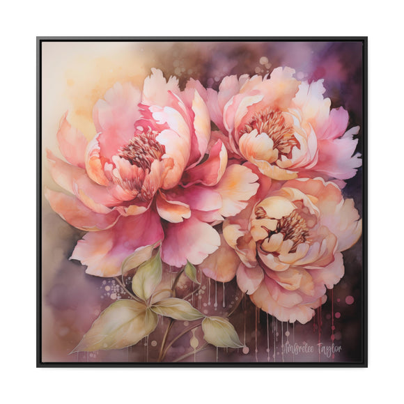 Elegance in Bloom Gallery Canvas Wraps, Square Frame