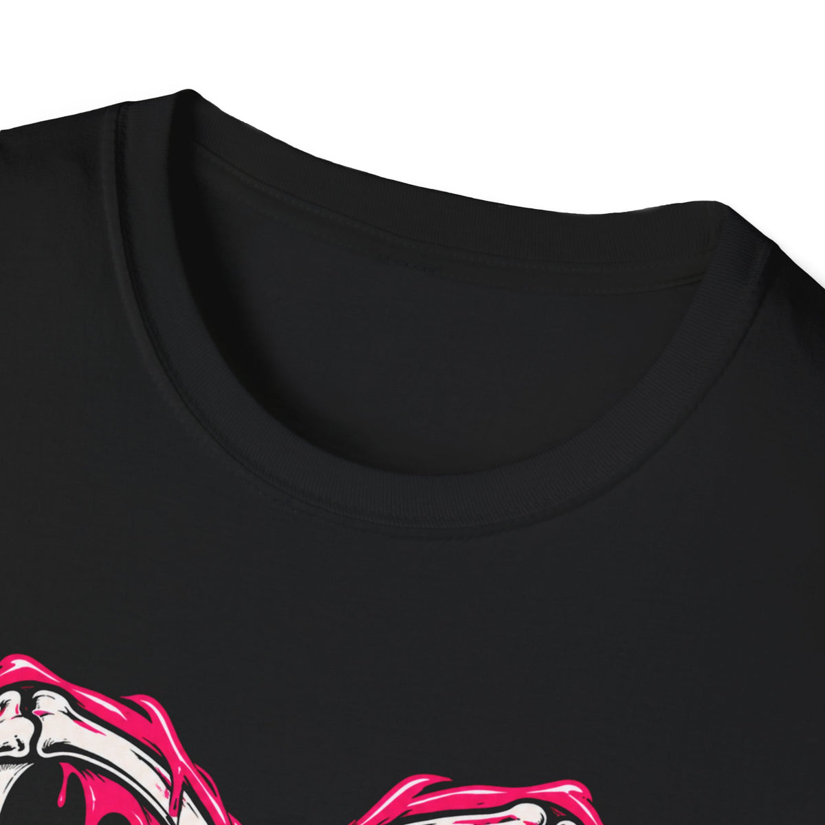 Bats and Skeleton Bones Heart Graphic Tee