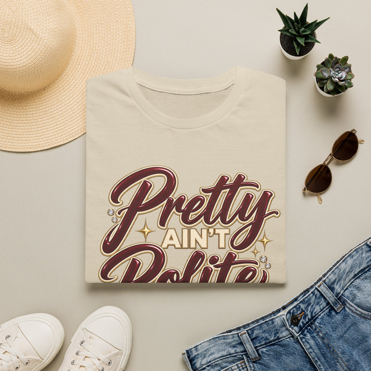 Pretty Ain't Polite Graphic Tee