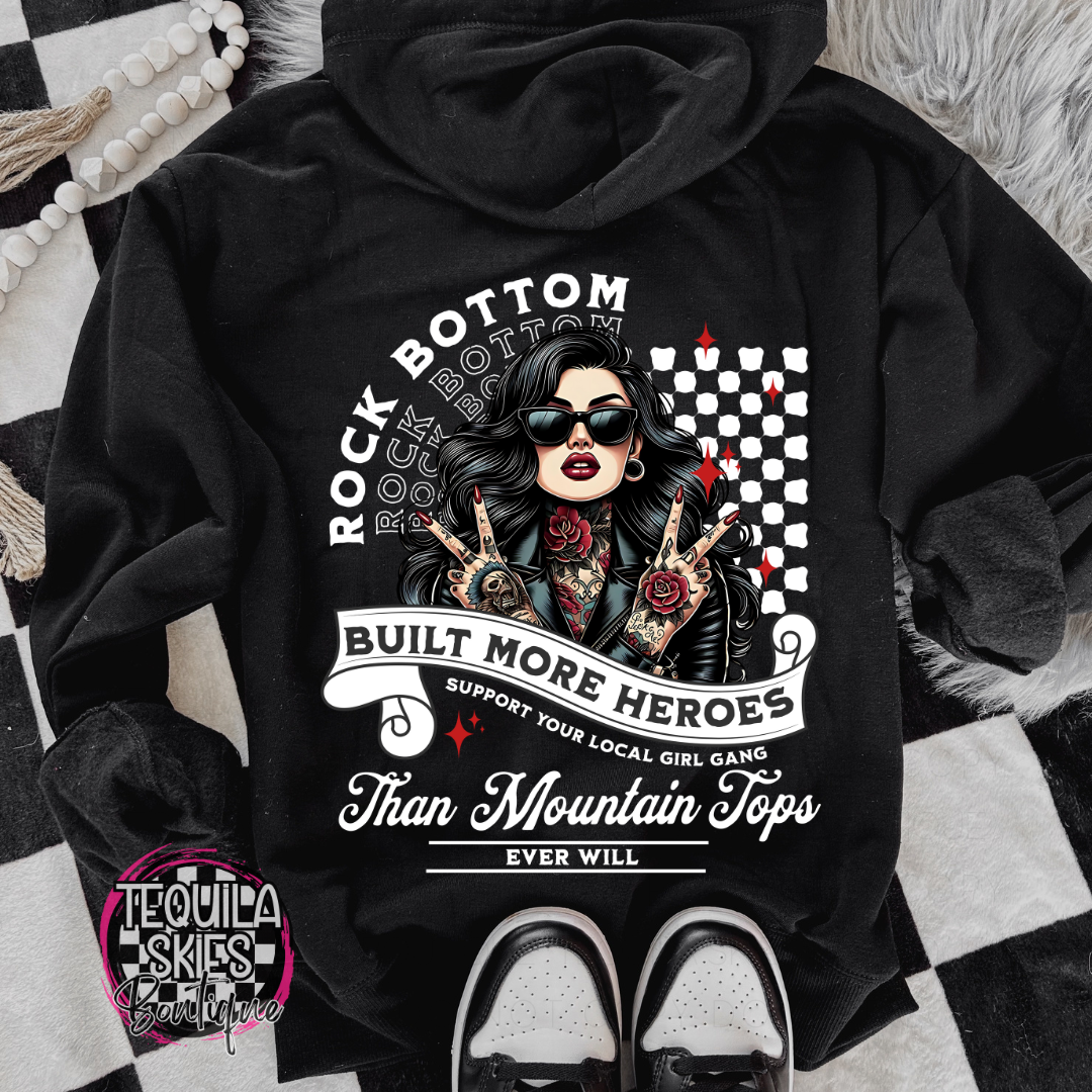Rock Bottom - Hooded Sweatshirt
