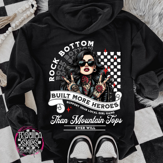 Rock Bottom - Hooded Sweatshirt
