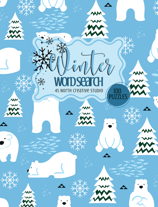 WINTER Word Search Book