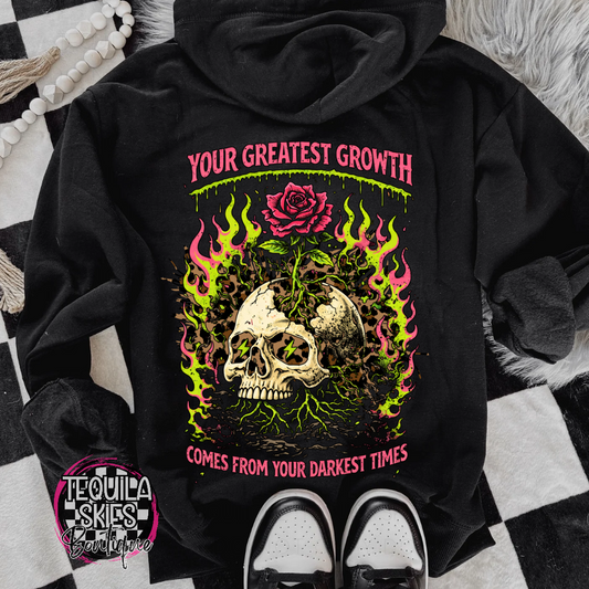 Your Greatest Growth - Hooded Sweatshirt
