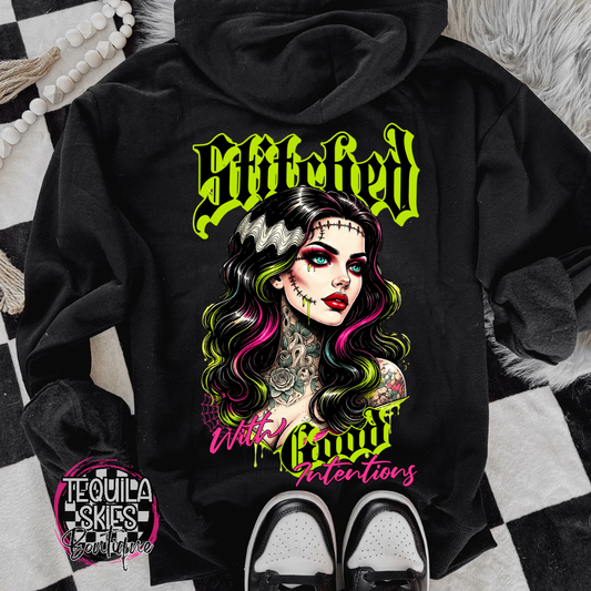 Stitched with Good Intentions - Hooded Sweatshirt
