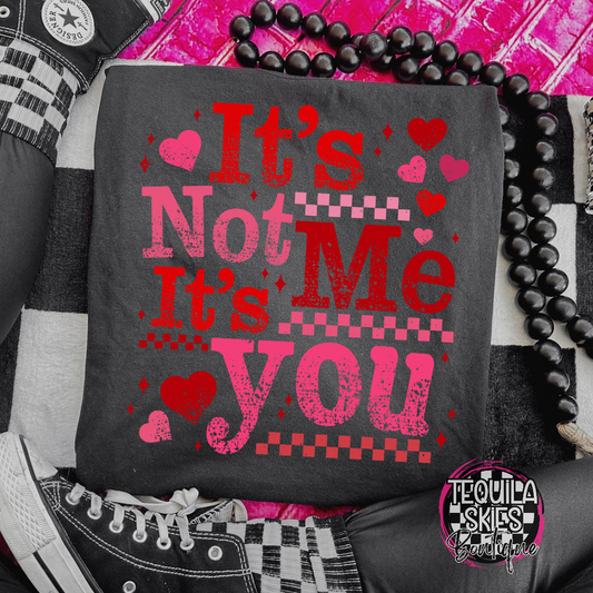 It's Not Me, Its You Valentine's T-Shirt