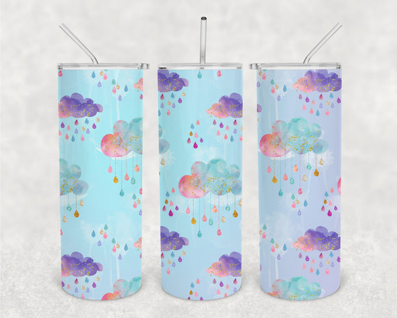 Don't Rain On My Parade 20oz Skinny Tumbler Tequila Skies Boutique