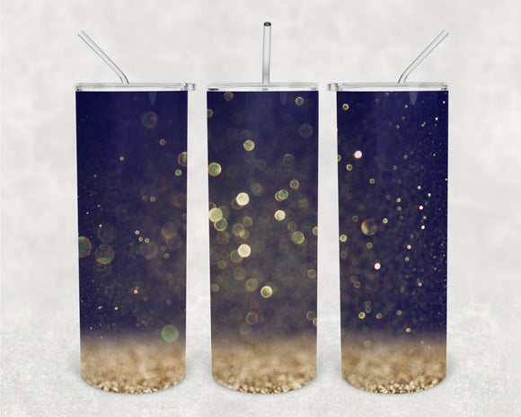Glitz and Glam 20oz Skinny Tumbler Tequila Skies Boutique