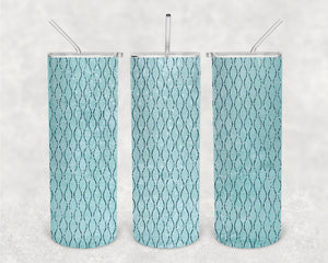 London Blues Shimmy 20oz Skinny Tumbler Tequila Skies Boutique