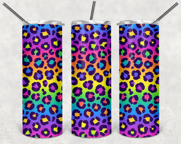 Let me be Frank Leopard 20oz Skinny Tumbler